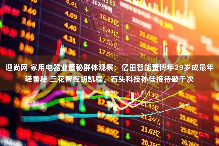 迎尚网 家用电器业董秘群体观察：亿田智能董博年29岁成最年轻董秘 三花智控胡凯程、石头科技孙佳接待破千次