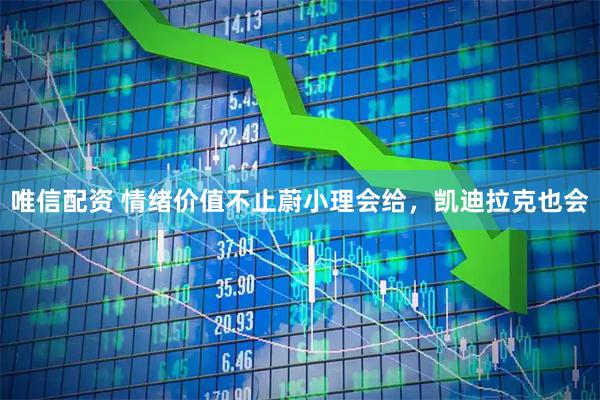 唯信配资 情绪价值不止蔚小理会给，凯迪拉克也会