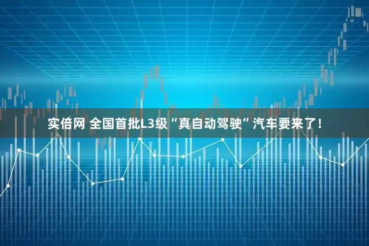 实倍网 全国首批L3级“真自动驾驶”汽车要来了！